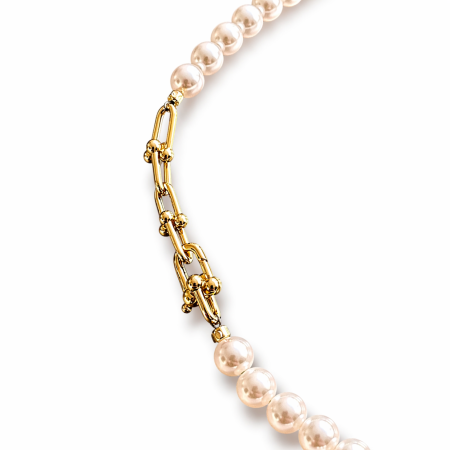 Colier Perle Elegant Clasic Alb [2]