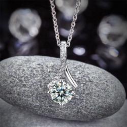 Colier Argint 925  White Dream Simulated Diamonds by Borealy [3]