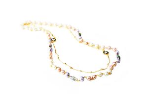 Colier Perle Chanel Vintage Camelia Long [0]