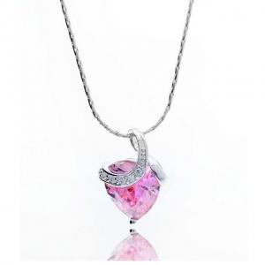 Set Borealy Cercei şi Colier Amour Roz [2]