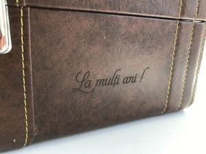 Cutie 10 ceasuri Bond Blue by Friedrich, made in Germany, si Note Pad Hugo Boss - personalizabil [8]