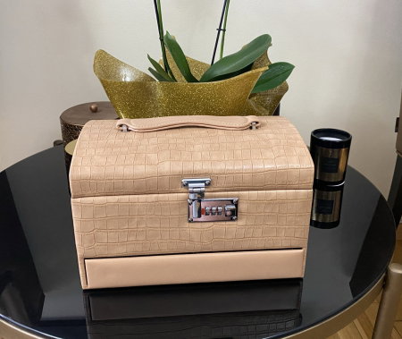 Cutie bijuterii Luxury Beige Croco by Borealy [3]