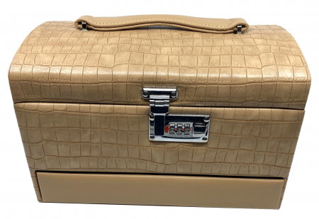 Cutie bijuterii Luxury Beige Croco by Borealy [1]