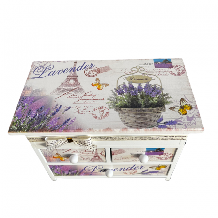Cutie Bijuterii Beautiful Spring Flowers & Cadou Ceas Lavander Quartz [2]