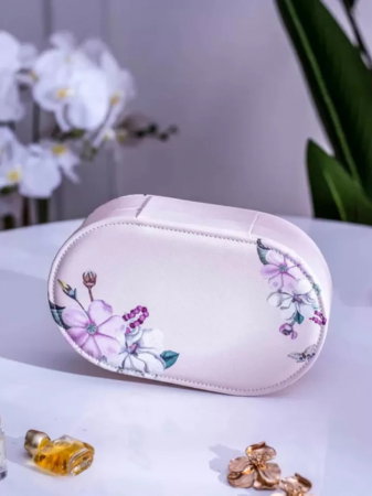 Cutie Bijuterii Ovală cu Design Floral [2]