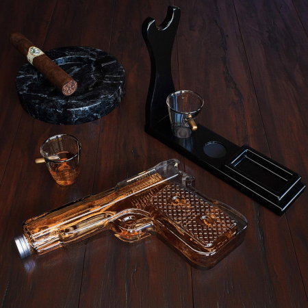 Decantor Pistol cu Doua Pahare cu Glont [3]