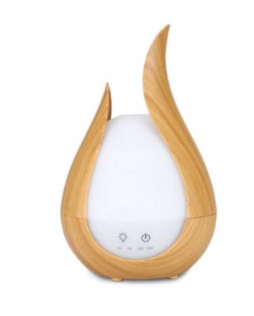 Difuzor Umidificator Aromaterapie cu Ultrasunete, Telecomanda si Lumina LED 6 culori  - 200 ml [5]