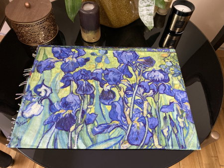 Set cadou femei cu eșarfă și umbrelă Van Gogh „Iriși” [4]