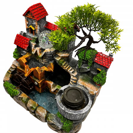 Fantana Feng Shui cu Apa Curgatoare si Bonsai [3]