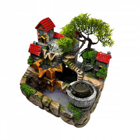 Fantana Feng Shui cu Apa Curgatoare si Bonsai [1]
