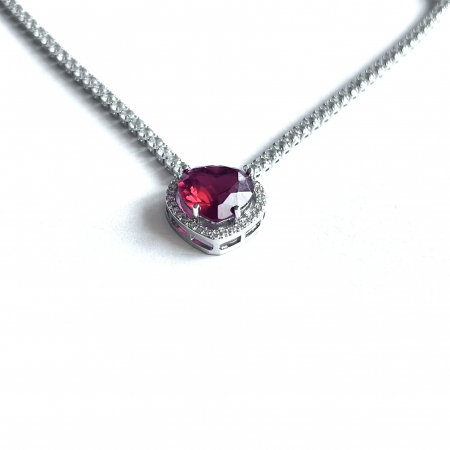 Colier Borealy Ruby Heart of the Love [6]