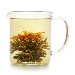 Ceai Floare Osmanthus Blooming flower  cu ceainic sticla de lux [2]