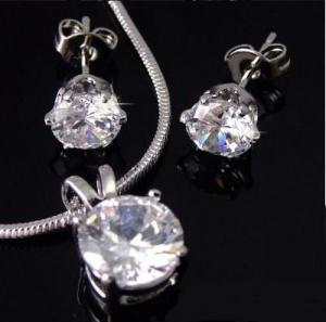 Diamond 3,5ct Set Medalion & Cercei by Borealy [1]