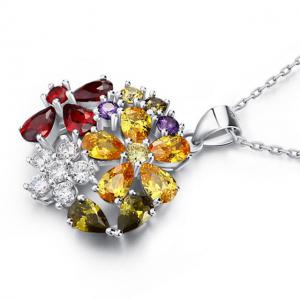 Colier Borealy Argint 925 Multi-Colour Topaz Delight [1]
