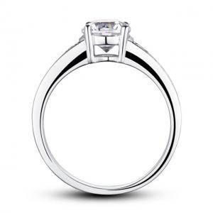 Inel Borealy Argint 925 Simulated Diamond Zirconiu Solitaire Marimea 8 [2]