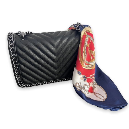 Geanta Black Cape & Esarfa Matase [1]