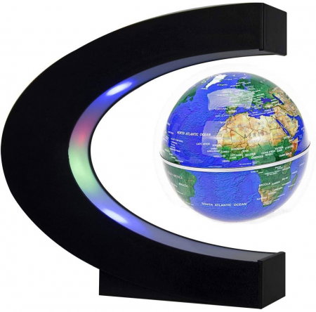 Glob Pământesc Levitaţie Magnetic cu leduri + Bonus 1: Cravata Grazie Filipetti + Bonus 2: Perpetuum Mobile [2]