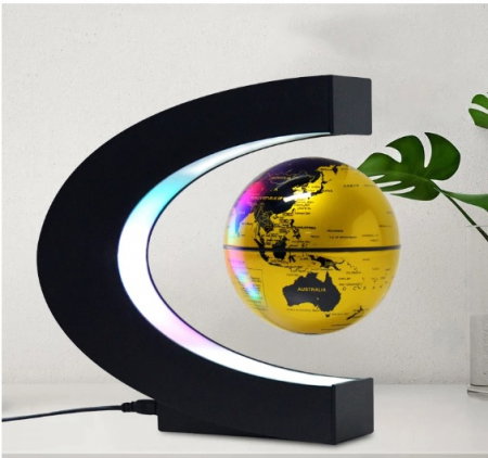 Glob Pământesc Levitaţie Magnetic cu leduri + Bonus 1: Cravata Grazie Filipetti + Bonus 2: Perpetuum Mobile [4]