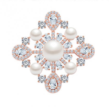 Broşă Trianon Baroque Rose [0]