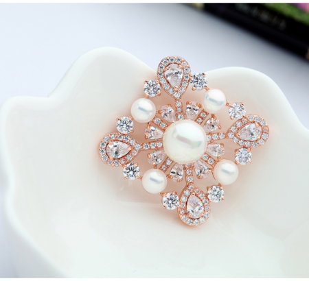 Broşă Trianon Baroque Rose [3]