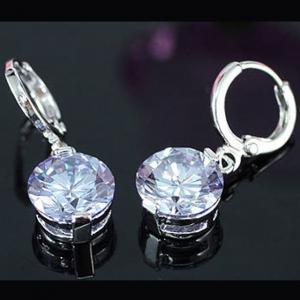 Cercei Borealy Simulated Sapphire One Huggie Purple [5]