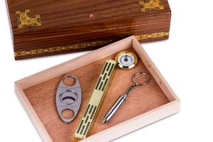 Set Humidor Wiston Churchill by Credan si Butoni Gold Round by Credan [4]