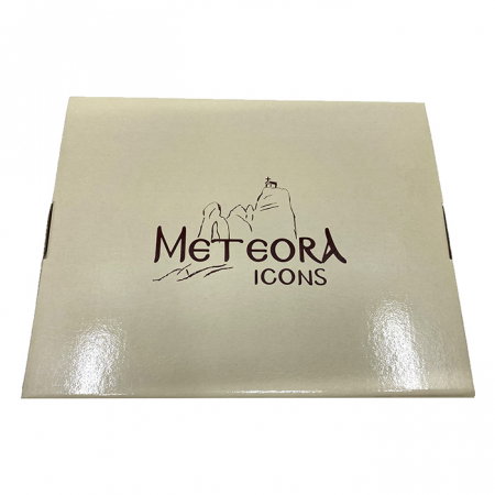 Icoana Cina cea de Taină placata Aur si Argint 925 Ortodoxa 25 cm x 19 cm - Meteora -  Made in Grecia [6]
