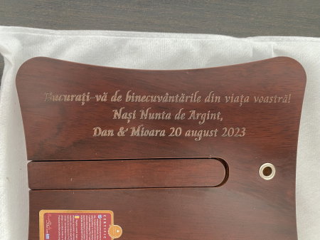 Icoana Fecioara Maria Blue cu 7 Săgeți placată cu argint – cadou spiritual pentru familie - Made in Grecia - 12,5 x 15,5 cm [9]