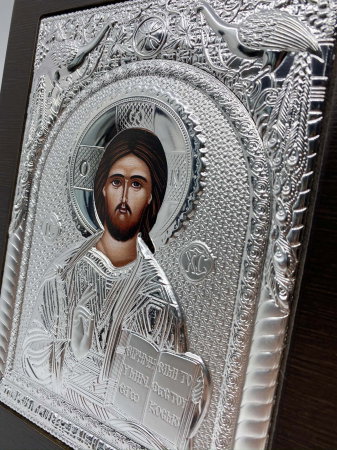 Icoana Iisus Hristos placata cu Argint [1]
