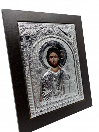 Icoana Iisus Hristos placata cu Argint [2]
