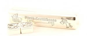 Cadou Botez Argintat pentru Certificat, Prima Buclă si Primul Dinţişor [2]