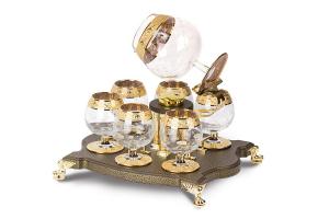 Incalzitor de Lux pentru Cognac Bonaparte cu 7 pahare by Credan - Made in Spain [2]