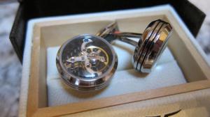 Butoni TF Est. 1968 Tourbillon Luxury - Placaţi cu aur roz - Made in Switzerland [5]
