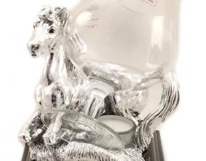 Încălzitor Cognac Silver Horse by Chinelli - Personalizare Gratuita cu placuta gravata [1]