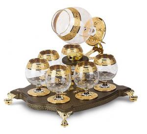 Incalzitor de Lux pentru Cognac Bonaparte cu 7 pahare by Credan - Made in Spain [0]