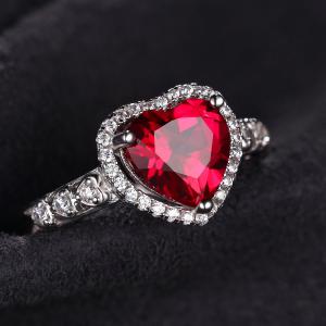 Inel Borealy Rubin 3 carate Red Love Marimea 7 [2]