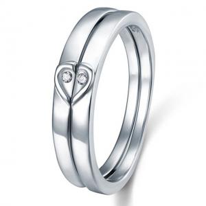 Inel Borealy Argint 925 Doble Heart Marimea 6 [1]
