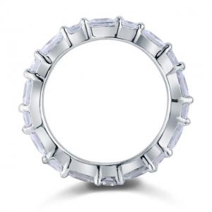 Inel Borealy Argint 925 Simulated Diamonds Emerald Eternity Marimea 6 [3]