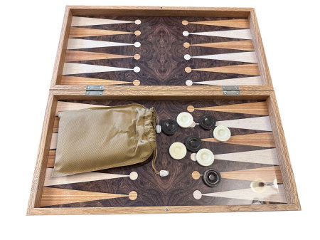 Joc de Șah și Table – Set Deluxe cu Piese din Metal Auriu/Argintiu Sculptate Manual [4]