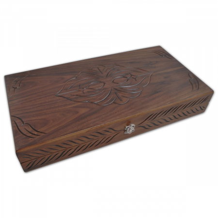 Cadouri Bărbați – Idei Premium pentru Soț, Tată, Iubit sau Șef - Joc de Table Backgammon Luxury Lemn Masiv