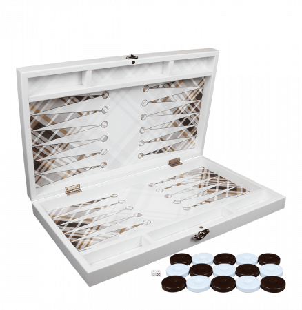 Joc Table Backgammon - LEATHER, calitate premium 49 X 30 cm [1]