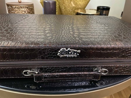 Joc table Star Luxury Edition Leather cu cărți de joc aurite – cadou de lux pentru bărbați [5]