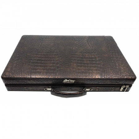 Joc table Star Luxury Edition Leather cu cărți de joc aurite – cadou de lux pentru bărbați [1]