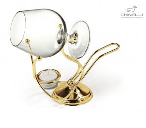 Încălzitor de cognac placat cu aur by Chinelli - Made in Italy [0]