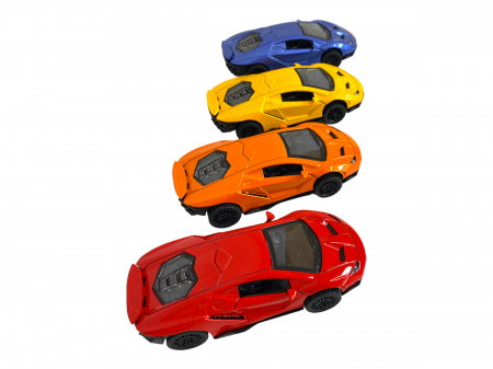 Masinuta Metalica Lamborghini (cu usi ce se deschid) - Jucarie - 13 x 5 cm [5]