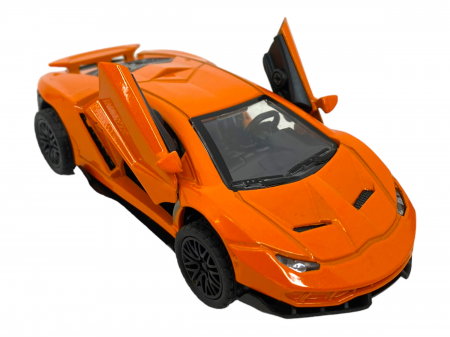 Masinuta Metalica Lamborghini (cu usi ce se deschid) - Jucarie - 13 x 5 cm [3]