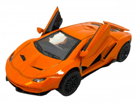 Masinuta Metalica Lamborghini (cu usi ce se deschid) - Jucarie - 13 x 5 cm [0]