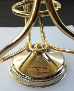 Încălzitor de cognac placat cu aur by Chinelli - Made in Italy [2]