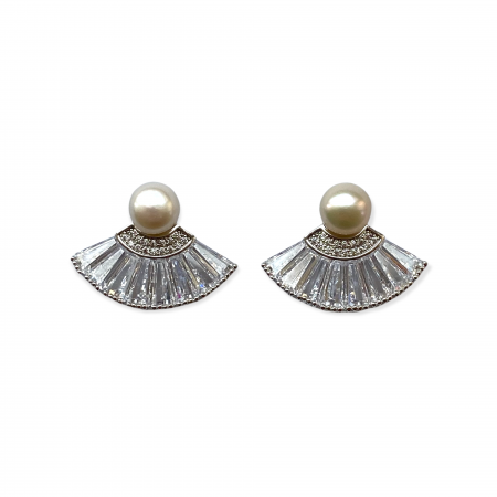 Noble Cercei Pearl Simulated Diamond [2]