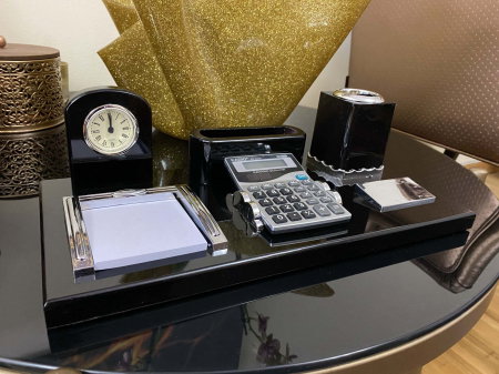 Set Birou Office Business Desk Black Premium [5]